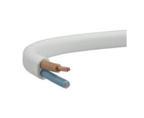 Przewód OMYp 2x0.5 biały - płaski