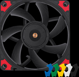 NF-A12X15 PWM CH.BK.S Noctua NF-A12x15 chromax.black.swap case fan, 120 mm