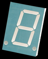 SC08-11SURKWA Single 7-segment display, red, 20.3 mm, 60 mcd, according to cat