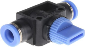 Zawór regulacyjny pneumatyczny z przełącznikiem pokrętnym 8mm RS PRO