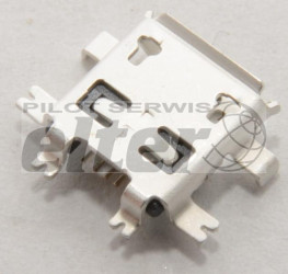 Gniazdo microUSB AB SMD 5PIN montaĹĽowe