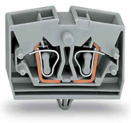 4-wire terminal, 1 pole, 0.08-2.5 mm², clamping points: 4, black, cage clamp, 24 A, 264-345