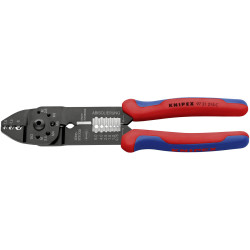 KNIPEX 97 21 215 C Crimping Pliers Black Lacquered 230 mm