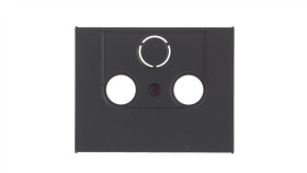 K.1 Element Centralny Do Gniazda Antenowego 2- I 3 Wyjściowego Antracyt Mat...