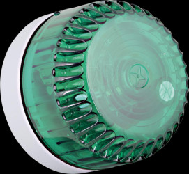 SOGSW03C Solex 03, white, green lens, shallow base