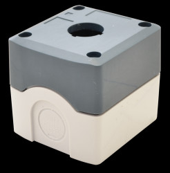 Obudowa szara przycisk przemysłowy STOP 22mm IP65 NYG
