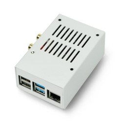 Obudowa do HiFiBerry DAC+/ADC i Raspberry Pi 4B - biała