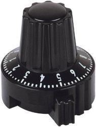 Mentor 4331.6032 4331.6032 Noniusz z nakładką ze znacznikiem czarny (Ø x W) 17 mm x 23.1 mm 1 szt.