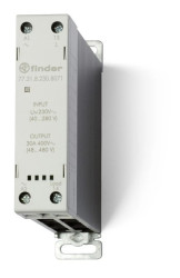 Stycznik SSR z radiatorem na szynę DIN 30A, załączanie natychmiastowe, sterowanie 230V AC 77.31.8.230.8071