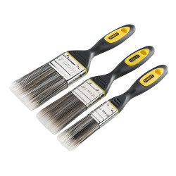 Stanley STPPDS3Z DYNAGRIP&#x2122; Synthetic Brush Pack Set of 3 25 38 &amp; 50mm