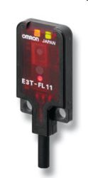 E3T-FD13 2M Czujnik odbiciowy, PNP/Light-On, światło czerwone widzialne (650nm), zasięg 5-30mm, OMRON E3TFD13