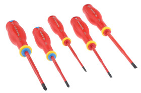 Zestaw wkrętaków Facom Pozidriv, płaska 5 szt.