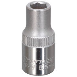 Sealey S14055 Walldrive Socket 5.5mm 1/4&quot;sq Drive
