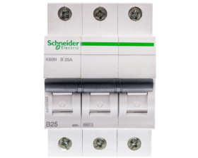 Wyłącznik nadprądowy 3P B 25A 6kA AC K60N Acti9 A9K01325
