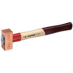 Gedore 8672410 Copper Hammer ROTBAND-PLUS 750 g