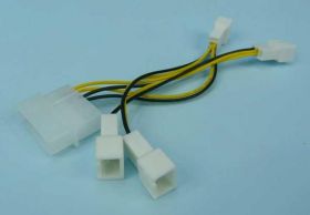 KABEL ROZDZIELACZ 4-PIN->4x3-PIN 10cm