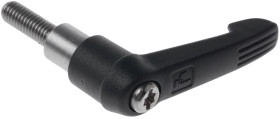 Black PA grip clamping lever,12-18mm