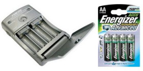 ładowarka MW 1270 + 4 x Energizer R6 AA Ni-MH 2450