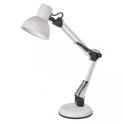 Lampa biurkowa E27 LUCAS 48 cm biały Z7609W