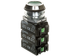 Przycisk sterowniczy 30mm zielony 6Z z samopowrotem NEF30-K6X W0-NEF30-K 6X Z
