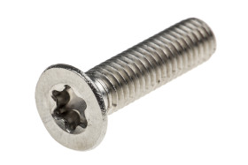 Śruba maszynowa M6 łeb z łbem stożkowym Stal nierdzewna długość 25mm