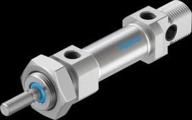 1908297 Normzylinder, DSNU, Ø 20 mm, M8, G1/8, PPS