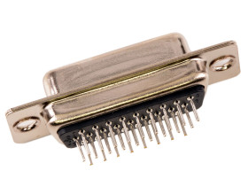 Złącze D-Sub 26-pinowe Żeński Proste Montaż na panelu raster 1.98mm