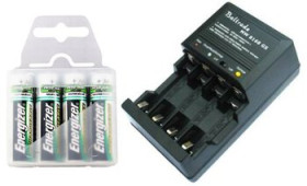 ładowarka MW 8168 GS + 4 x Energizer R6 AA Ni-MH 2450
