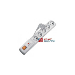 Filtr komp ACAR F5 1,5m szary Listwa zasilająca przeciwprzepięciowa