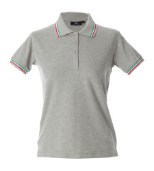 AOSTA LADY MELANGE POLO M/CORTA