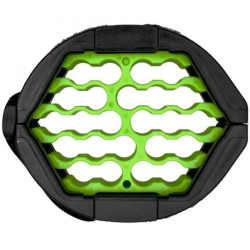 Organizer na kable i przewody na rzep czarny, zielony i niebieski wkład ALANTEC