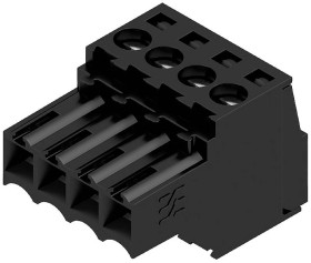 Weidmüller Obudowa złącza pin żeńskiego na kabel Ilość pinów 4 Wymiary siatki: 3.5 mm 1615690000 132 szt.