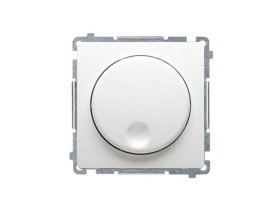 SIMON BASIC Regulator 1–10 V (moduł) do załączania i regulacji źrodeł światła z zasilaczami sterowanymi 1–10 V biały BMS9V.01/11