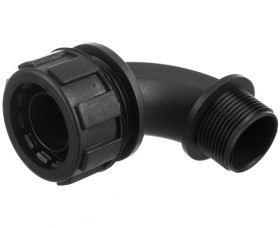 Dławnica kątowa do węża osłonowego M25 IP65 SILVYN MPC 90 M25x1,5 czarna 55502483 /10szt./