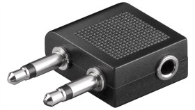 Podróżny/Samolotowy Adapter Do Słuchawek Aux Z Gniazdem Jack 3,5 Mm -...