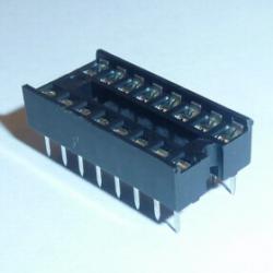 Podstawka standard DIL-16 7,62mm raster 2.54mm