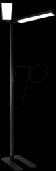 LX700194 LED office floor lamp, Duoline, up/down, black