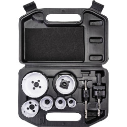 Toolcraft TO-6803625 Hole Saw Set 6-Piece for Wood PVC Metal