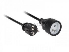 Przedłużacz 1WT-1GN 10m czarny (3x1,5)