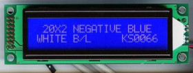 AC-2002A BIW-W/B wyświetlacz alfanumeryczny LCD 20x2