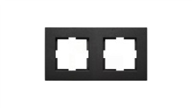 Panasonic Novella Ramka Podwójna Czarna 92180652M
