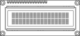 OLED-016N002A 16 x 2 Character OLED
