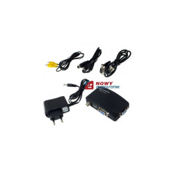Konwerter VIDEO/VGA Support wid screenS-VHS,BNC/VGA