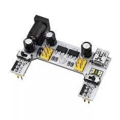 3 szt. Moduł zasilania płytki MB102 2 kanały 3.3V 5V White Breadboard Moduł zasilania dedykowany do płyt prototypowych MB-102 Pł