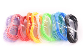 Zestaw wkładów PCL - 50m - 10 kolorów po 5m - Wkład Filament 3D PCL