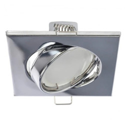 Punktowa oprawa sufitowa wpuszczana regulowana VIERA Chrome IP20 kwadratowa chrom EDO777305