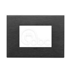 Ramka ozdobna 3M metal szczotkowany czarny, 22653.13