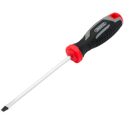 Draper 13388 Slotted Soft Grip Screwdriver, SL5.5 x 125mm