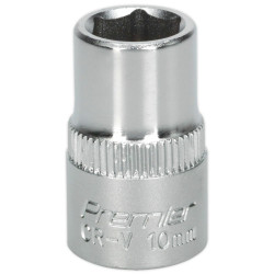 Sealey S3810 Walldrive Socket 10mm 3/8&quot;sq Drive