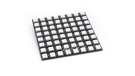 Matryca 8x8 WS2812B LED PCB - złe otwory goldpin
